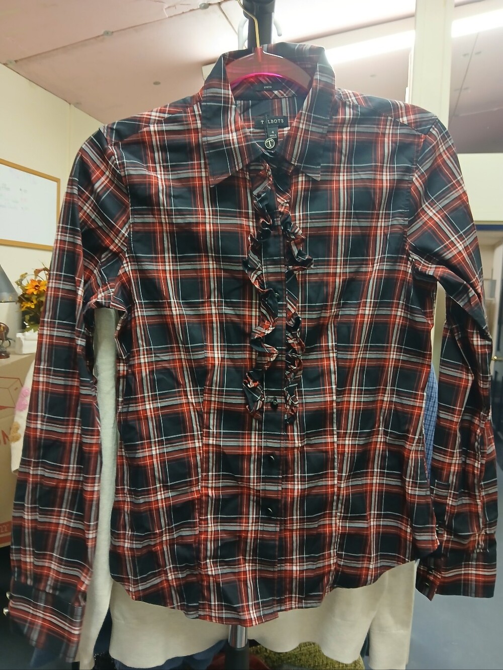 Talbots Stretch Shirt Top